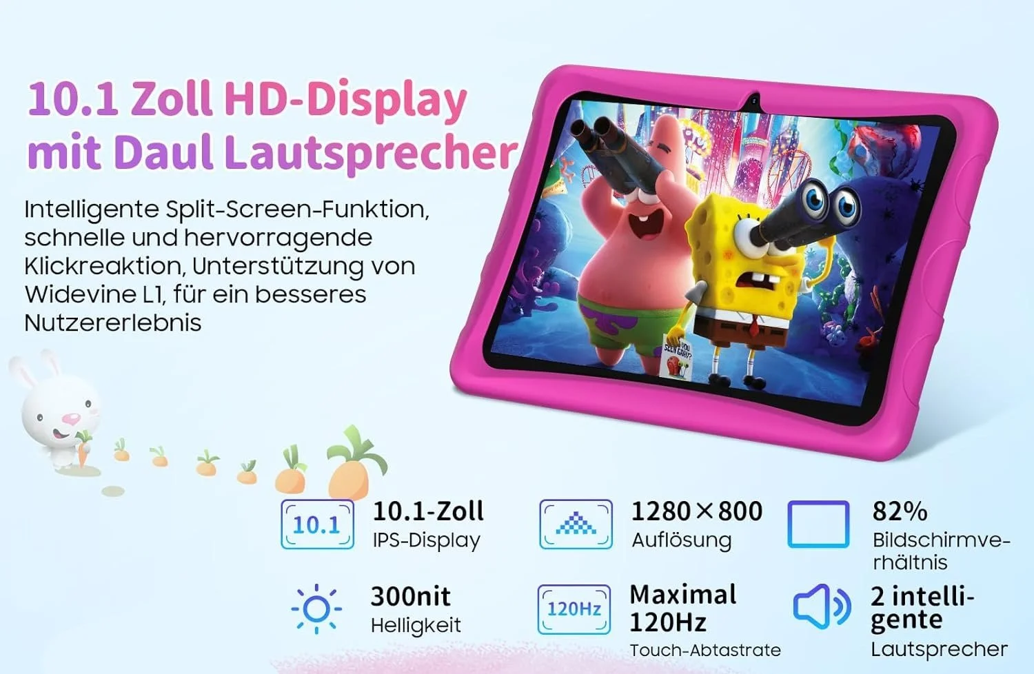 Планшет 10.1" BESTTAB A10 (4+8)/128Gb 8 ядер  Android 14 5100 mAh Сірий, фото №3