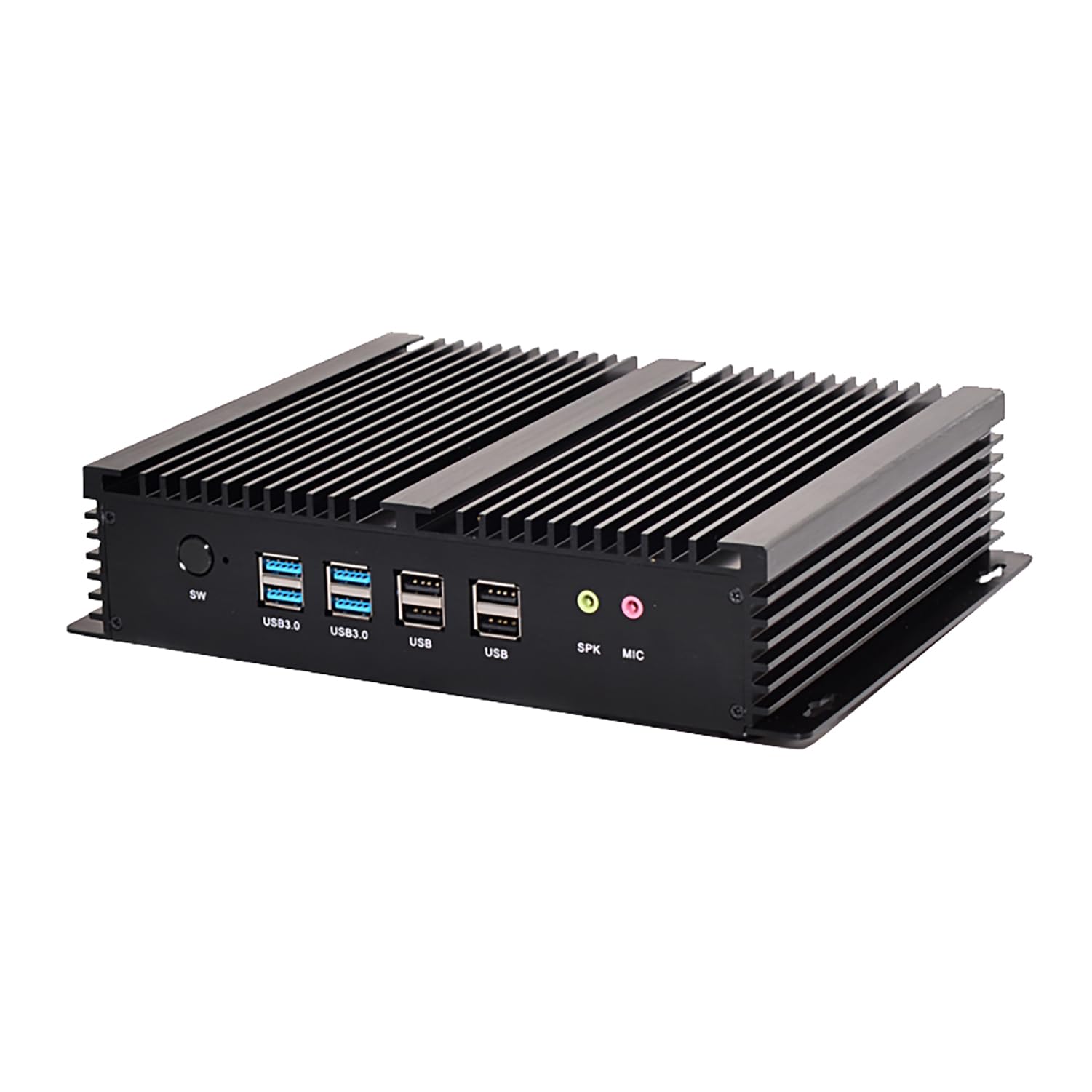 ПК HUNSN Fanless Industrial I7 4500U 4578U IM04 8GB 128GB SSD, фото №4