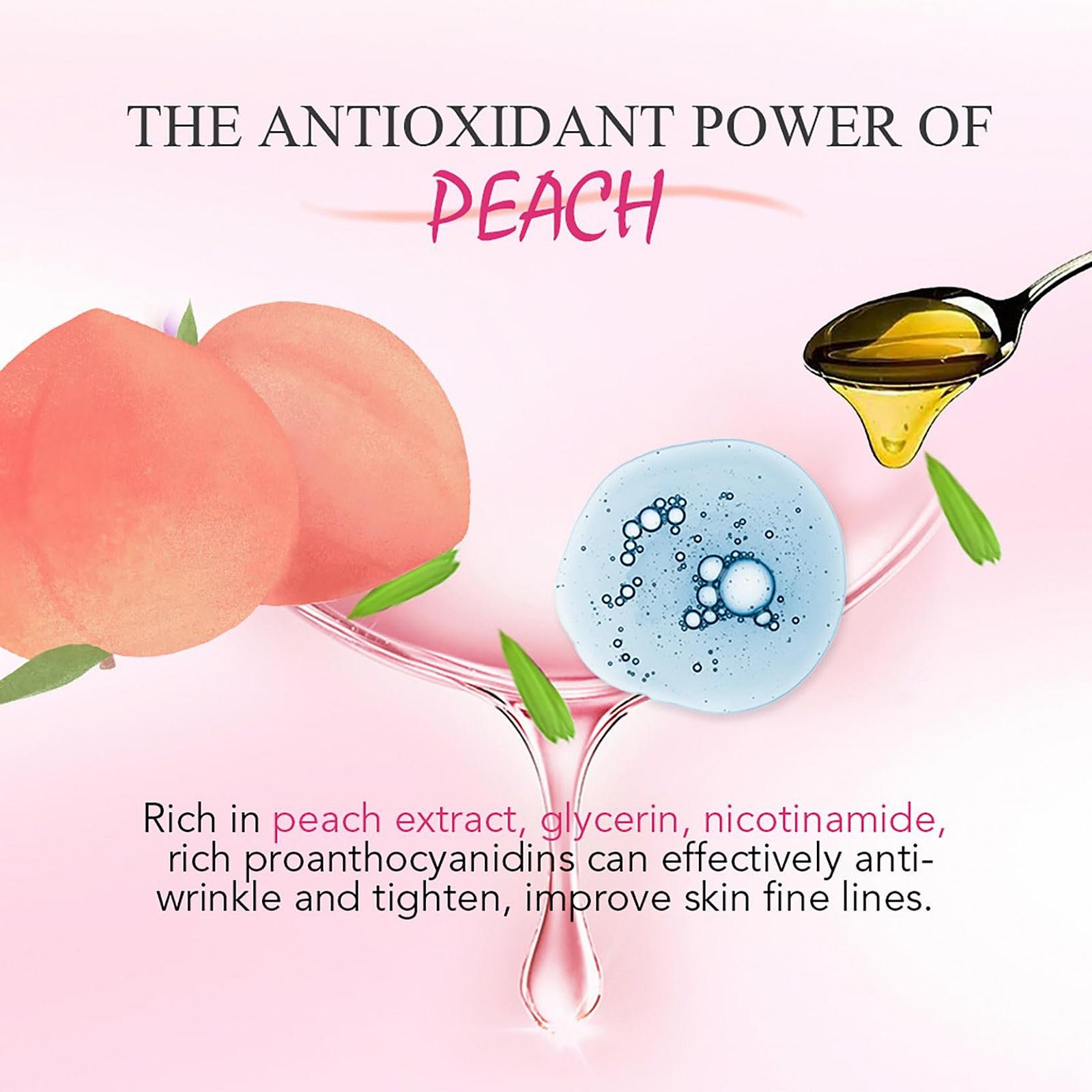 Гель для душу AILKE Peach Elf Perfume Magic Snow White Silky Scrub 500 мл, фото №3