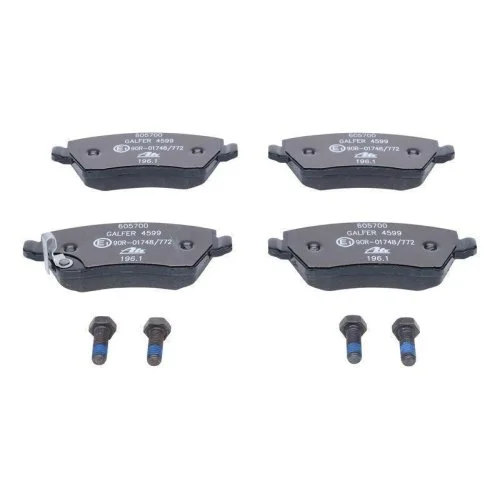 Комплект гальмівних колодок, дискове гальмо ATE 13.0460-5700.2 для OPEL SUZUKI VAUXHALL, фото №2