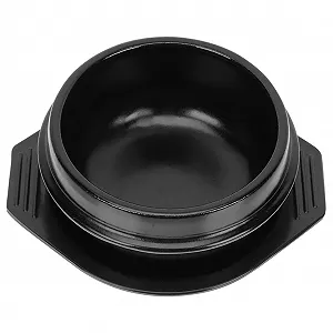 Каменная кастрюля BESTYASH для бибимбапа из премиальной керамики термостойкая с подставкой - Фото 1