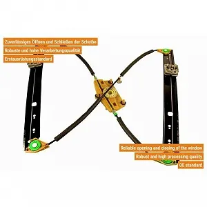 Склопідйомник VAICO Original VAICO Quality V10-9813 для AUDI SEAT SKODA VW VAG synthetic.ua - Фото 1