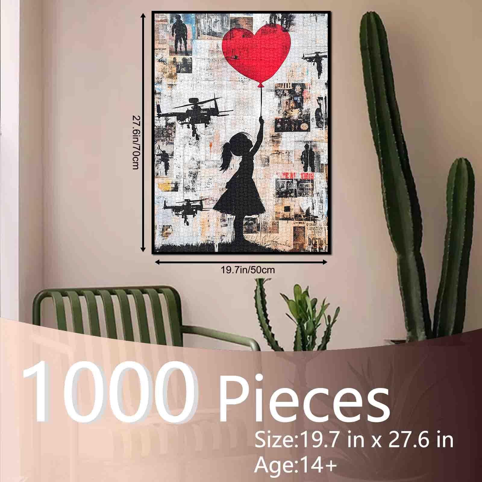 Пазл Tucocoo Banksy Girls Red Balloon 1000 деталей, фото №2