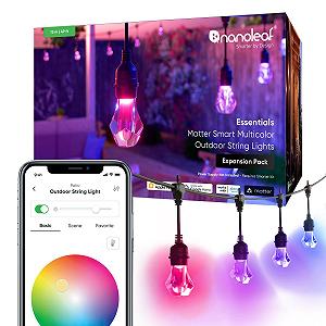 Гирлянда Nanoleaf Essentials Matter LED, 15 м, комплект расширения (RGBICW) - Фото 1