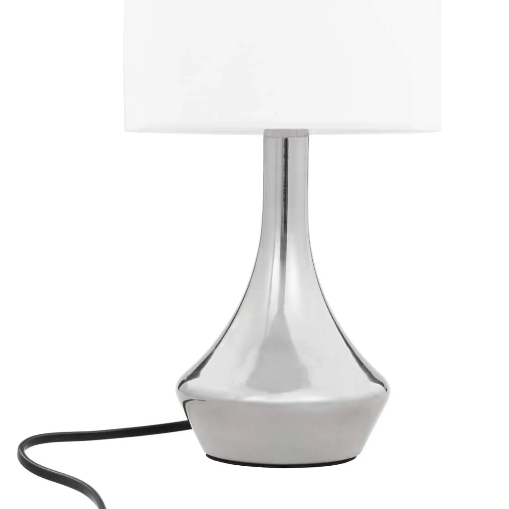 Настільна лампа Tidyard Touch Sensor E14 White/Silver Комплект 2 шт., фото №5