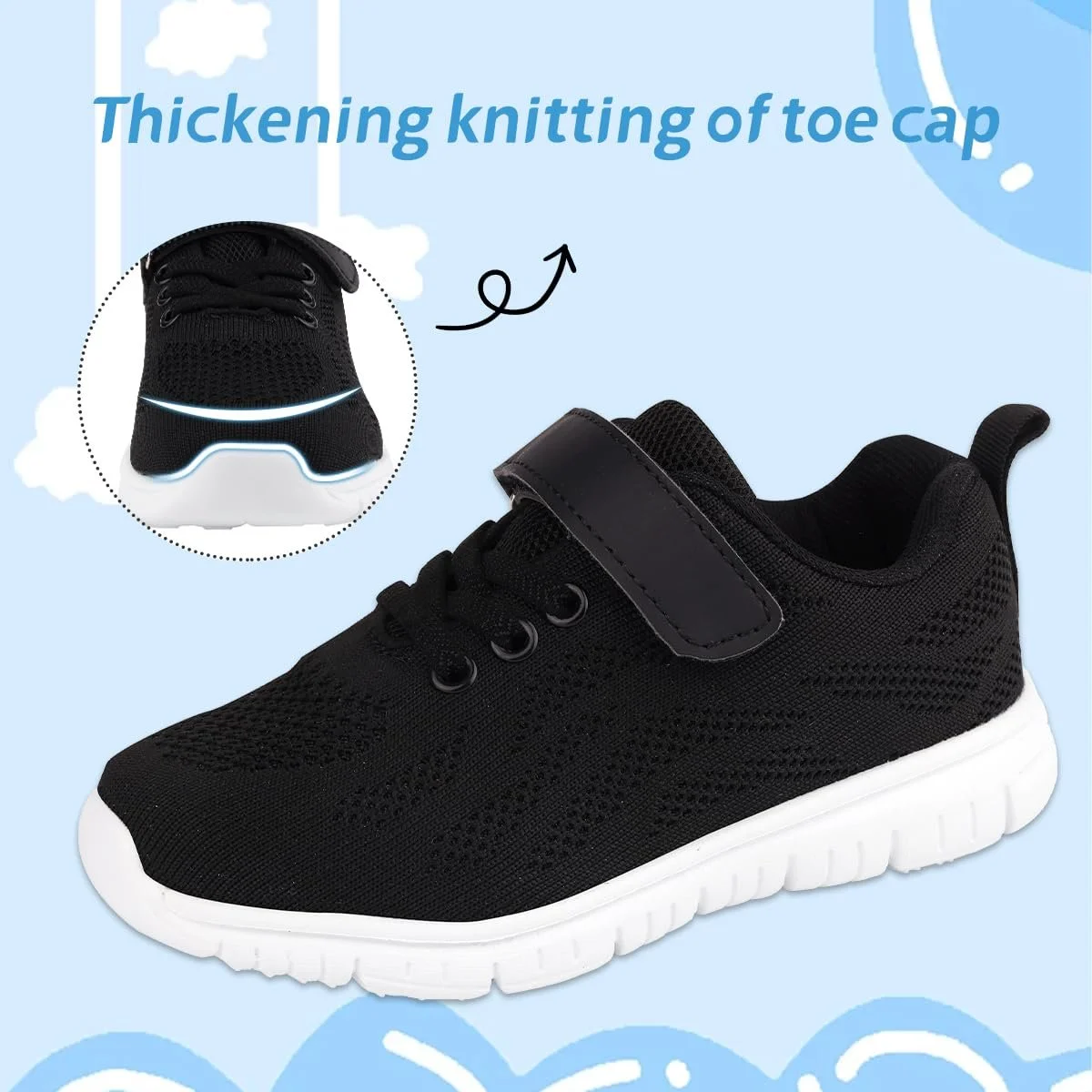 Спортивная обувь для девочек и мальчиков, дышащие кроссовки для бега, фитнес обувь для девочек, легкие кроссовки для улицы, фото №2