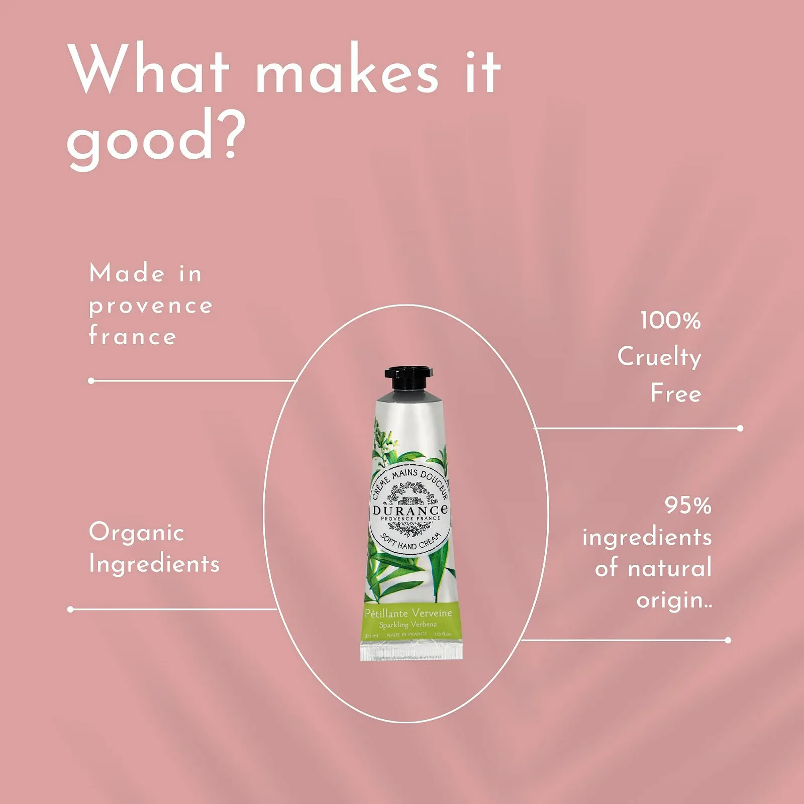 Крем для рук DURANCE Tingling Verbena, 30 мл, фото №3