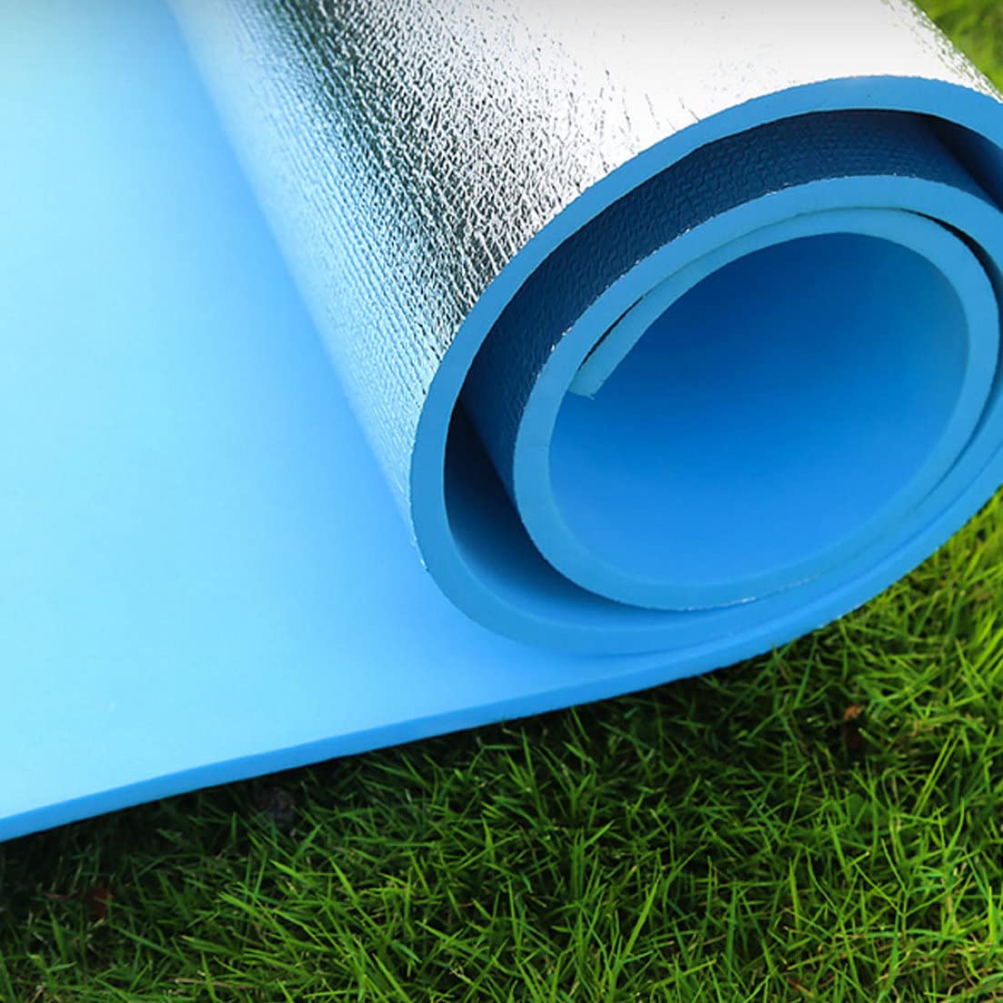 Килимок Camping Rolling Mat Foil Aluminium Film EVA Double Sided Insulated, фото №6