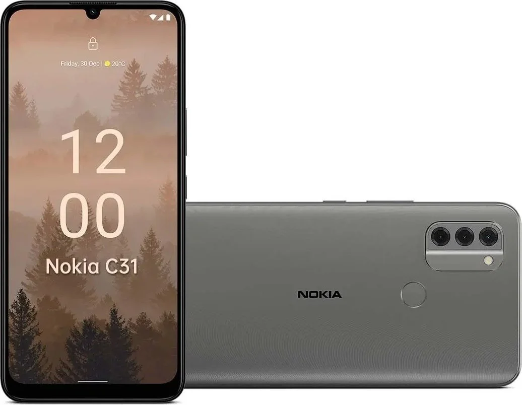 Смартфон Nokia C31 6.75'' 4/64GB 4G 2-SIM 8-ядер Android12 Угольный чорный, фото №2 Смартфон Nokia C31 6.75'' 4/64GB 4G 2-SIM 8-ядер Android12 Угольный чорный, фото №2