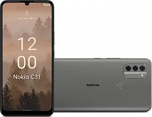 Смартфон Nokia C31 6.75'' 4/64GB 4G 2-SIM 8-ядер Android12 Угольный чорный synthetic.ua - Фото 1