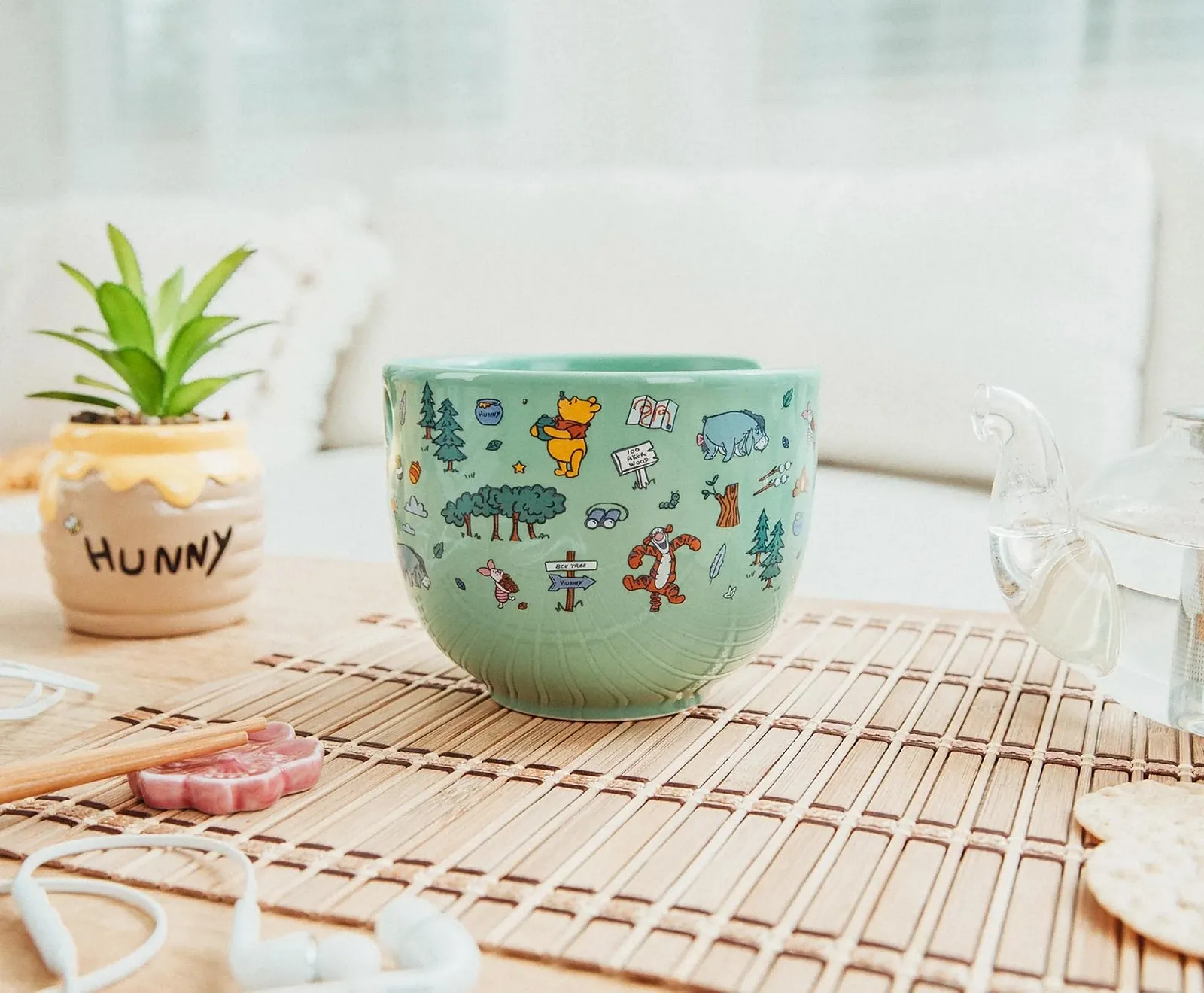 Миска Disney Винни Пух Рамен с палочками, керамика, 591 мл, фото №6