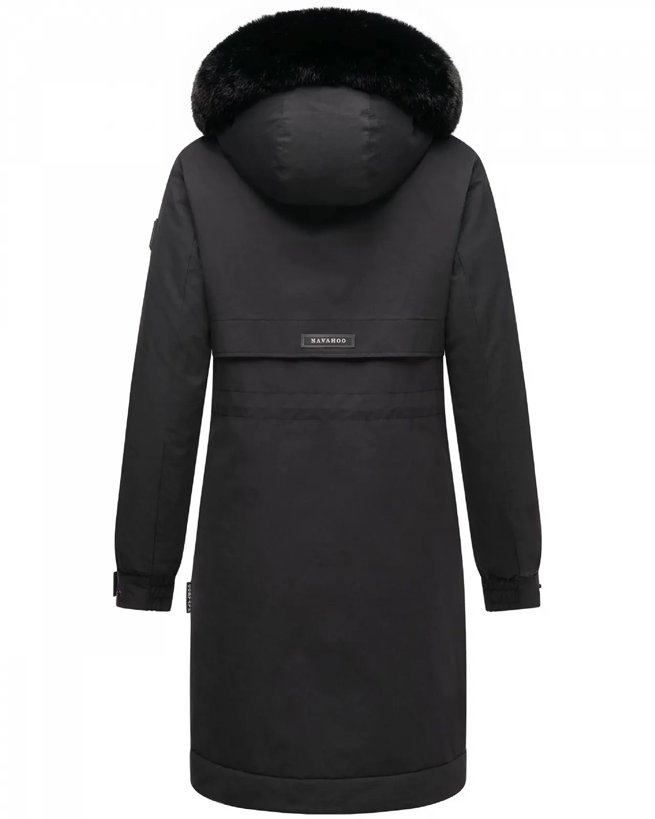 Женская зимняя куртка Navahoo Длинная с искусственным мехом и капюшоном, фото №6