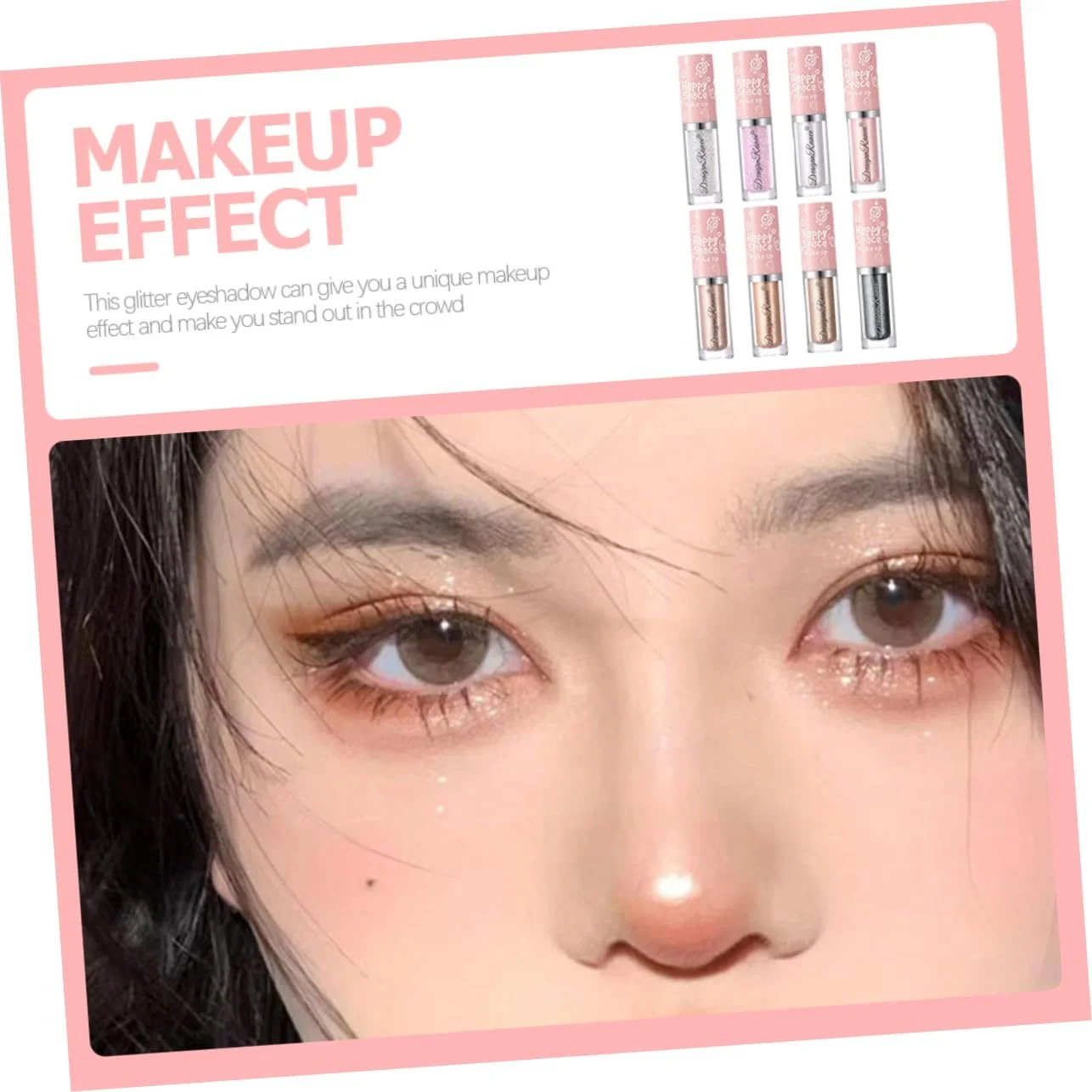 Блестящие тени для глаз Beavorty, фото №4 Блестящие тени для глаз Beavorty, фото №4