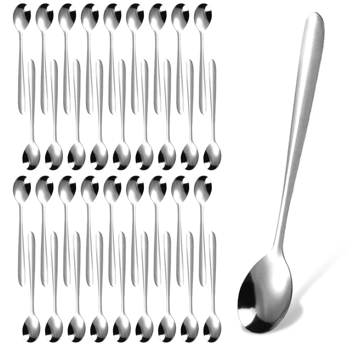 Набір десертних ложок для кави, 36 шт., маленькі, фото №1