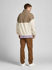 Світшот JORMACAN SWEAT HOOD 12200198-Malt Ball-Fit:OVERSIZE/CUT Jack&Jones XL synthetic.ua - Фото 1