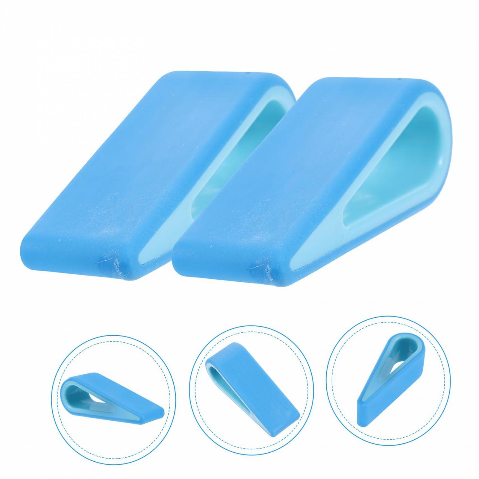 Подставка для ноутбука Sewroro, регулируемая, мини, 2 шт., устойчивая к царапинам, эргономичная, для лучшего охлаждения, портативная, синяя, фото №5