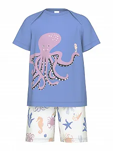 Піжама CALIDA Для Малюків Дитяча 100% Органічна Бавовна З Манжетами synthetic.ua - Фото 1