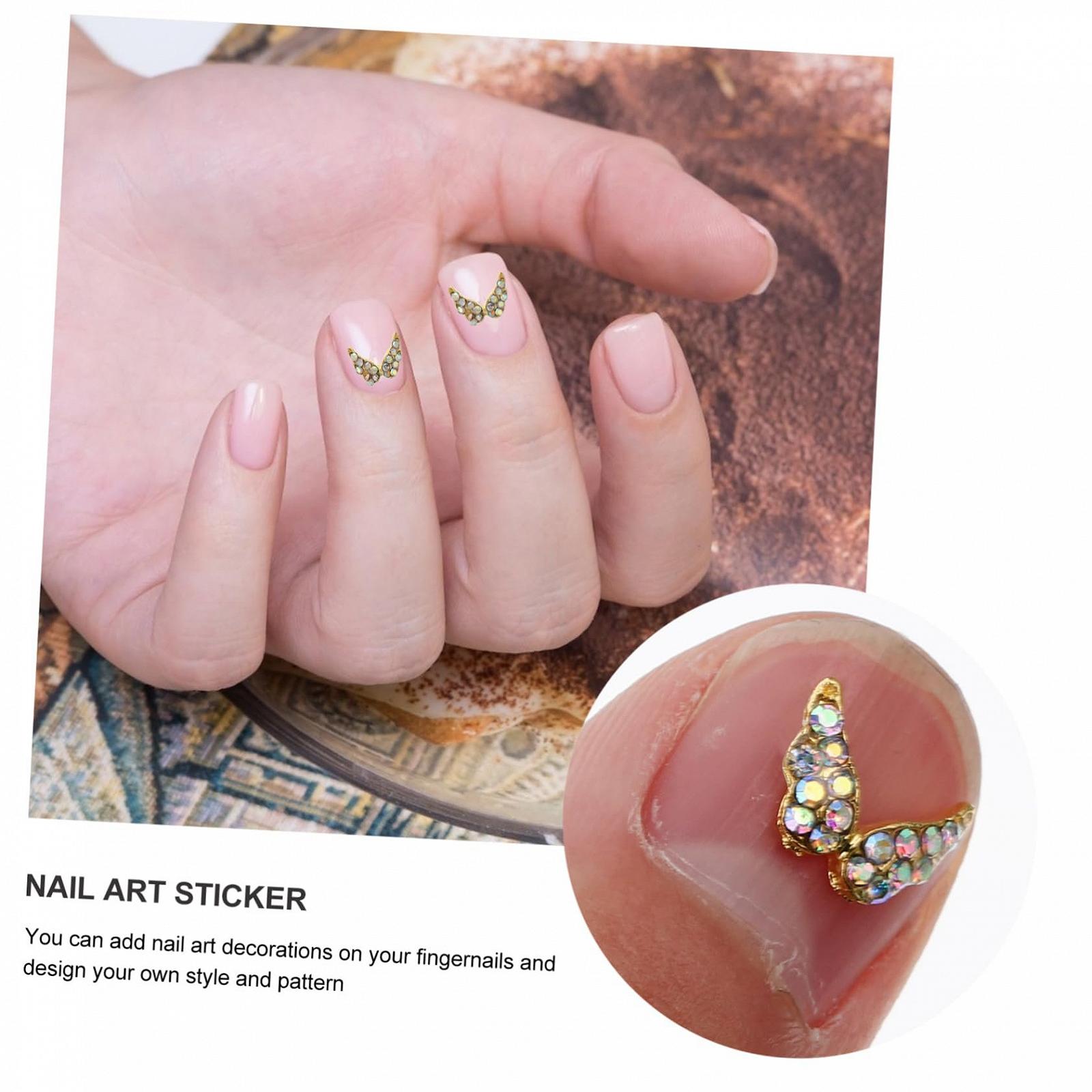 Стрази для нігтів Крила, фото №4