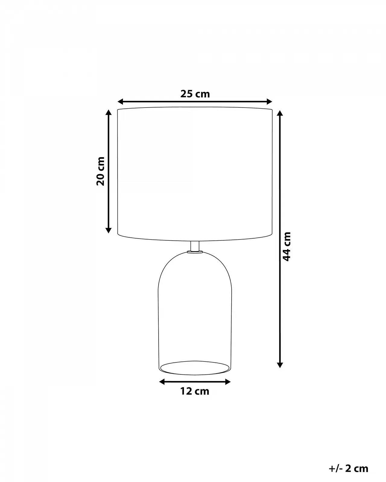 Настільна лампа Devoll Classic Сірий/Прозорий, фото №3