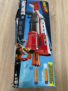 Пластиковый бластер Hasbro Nerf Fortnite TS треснувшая ручка перезарядки стреляет synthetic.ua - Фото 1