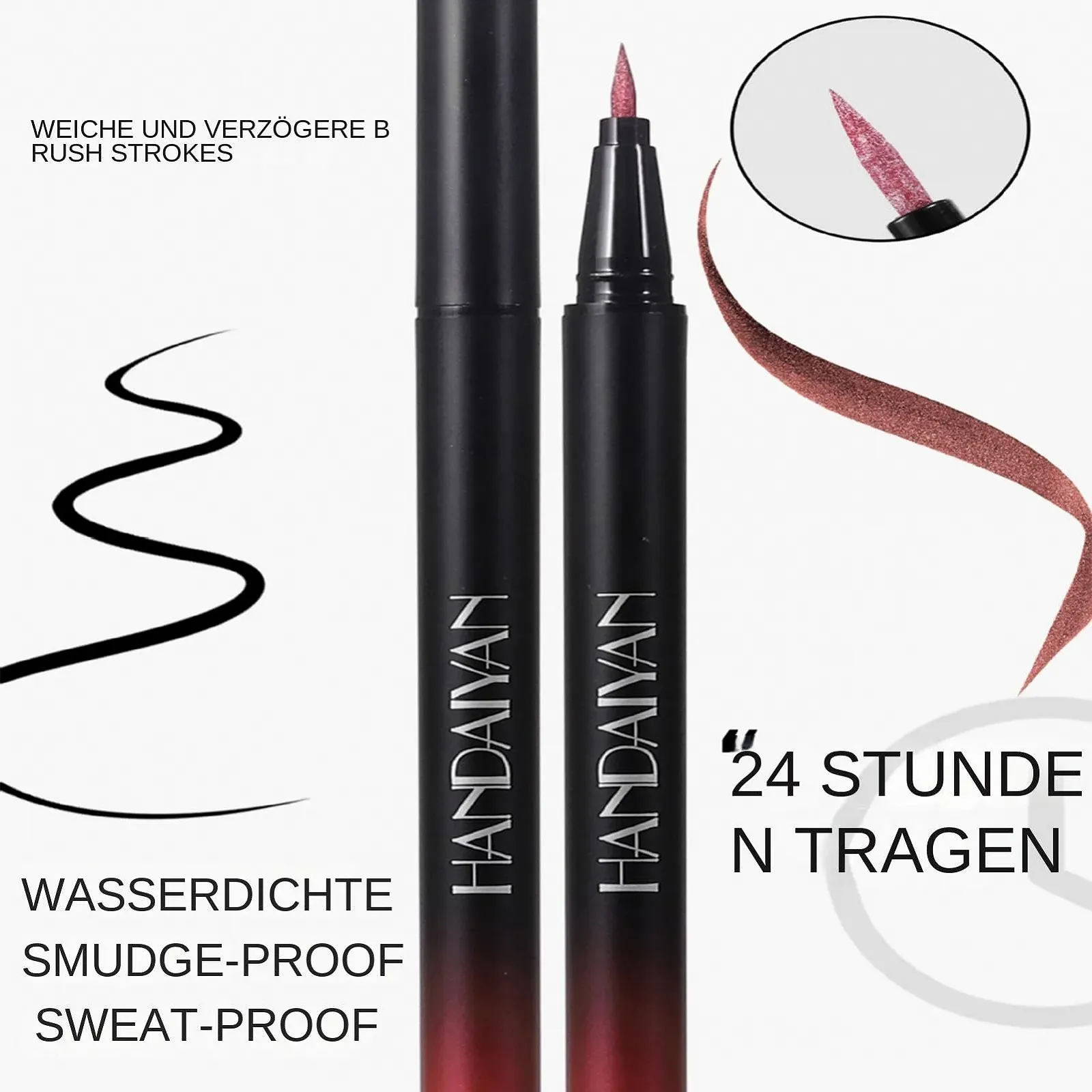 Рідка Підводка для очей з блискітками XIAOXIAOYU Водостійка, фото №5 Рідка Підводка для очей з блискітками XIAOXIAOYU Водостійка, фото №5