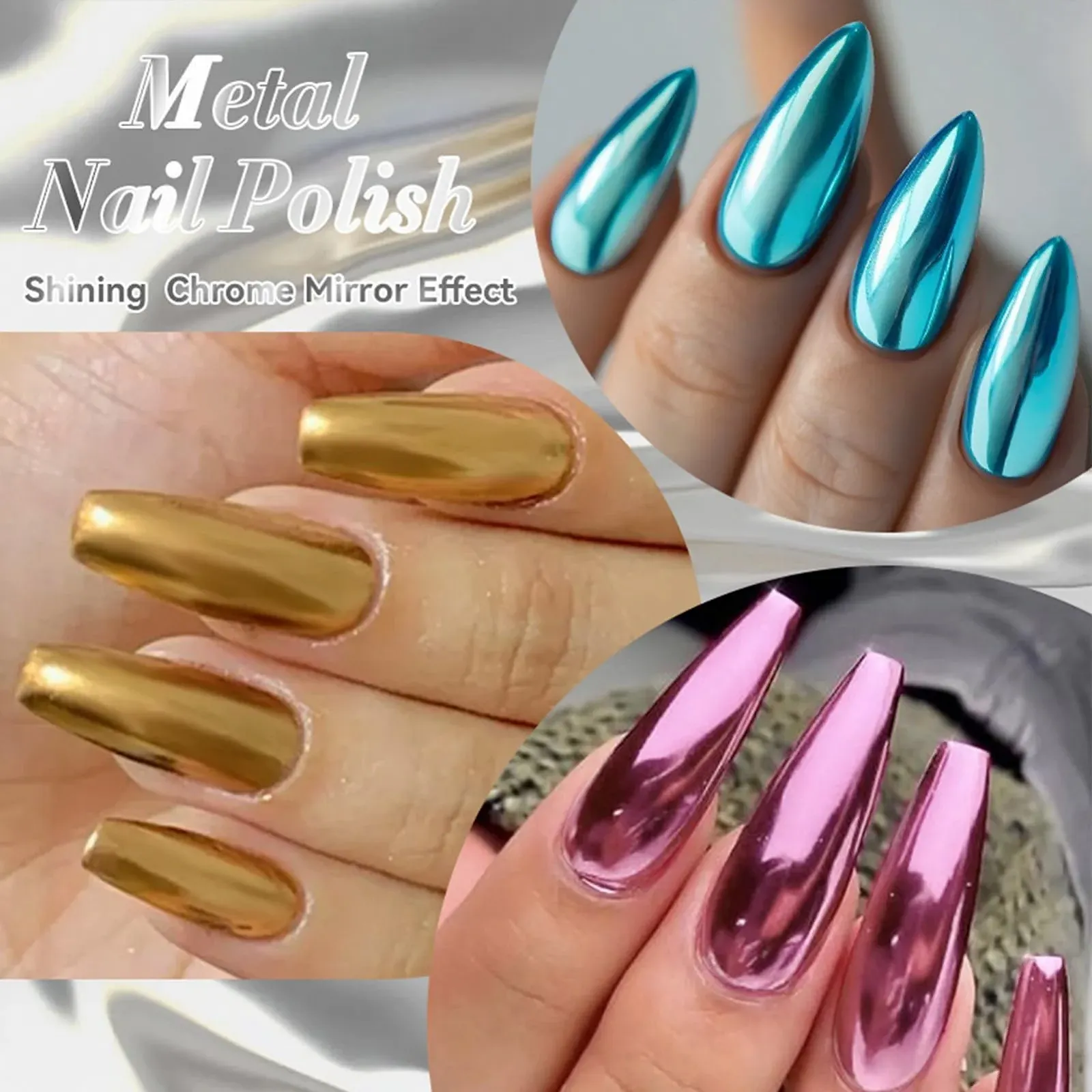 Гель-лак Mihauuke Spiegel, 8 цветов, зеркальный эффект, фото №7 Гель-лак Mihauuke Spiegel, 8 цветов, зеркальный эффект, фото №7