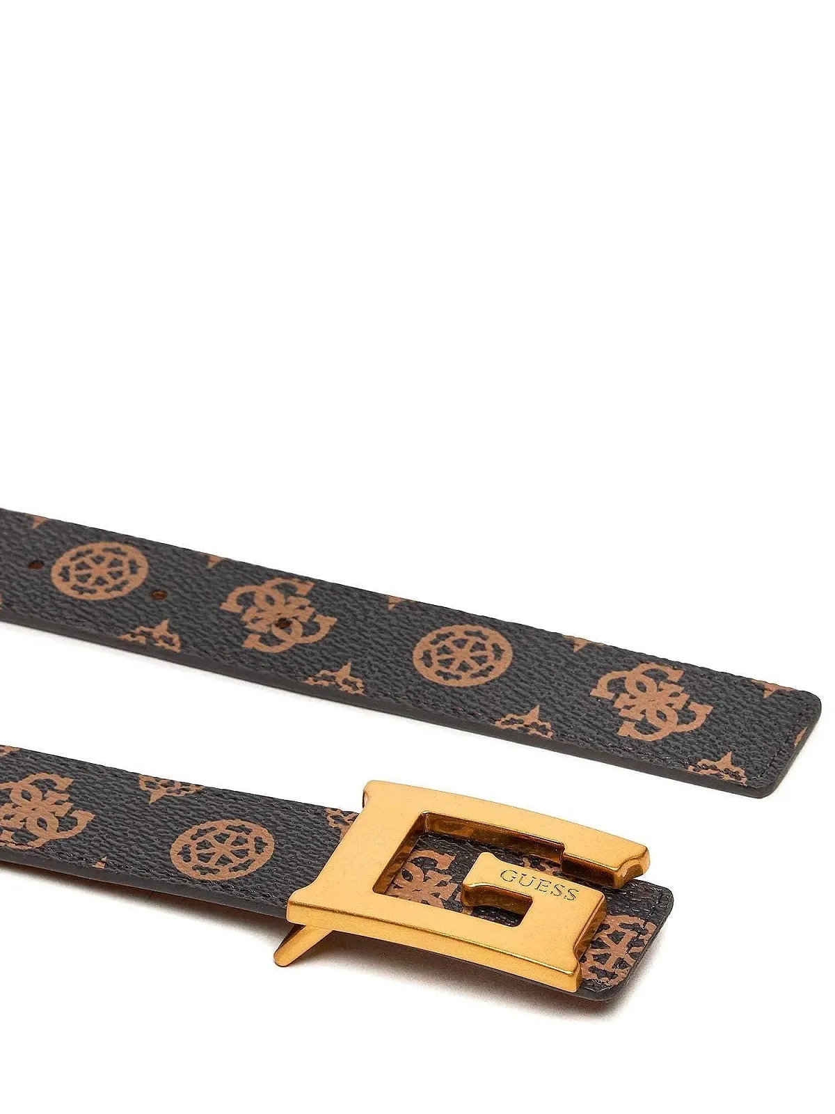 Ремінь Guess Kuba 4g logo регульований/двосторонній mocha logo, фото №2 Ремінь Guess Kuba 4g logo регульований/двосторонній mocha logo, фото №2