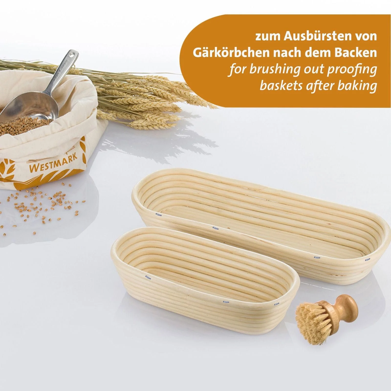 Щітка універсальна Westmark з жорсткою натуральною щетиною Beech Wood Natural Bristles Vegan, фото №4 Щітка універсальна Westmark з жорсткою натуральною щетиною Beech Wood Natural Bristles Vegan, фото №4