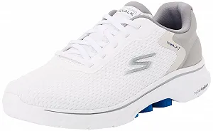 Кросівки Skechers GO Walk 7 червоно-чорні текстильні/синтетичні, 43.5 EU - Фото 1
