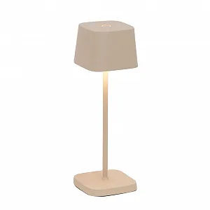 Настільна лампа Zafferano Ofelia Micro бездротова акумуляторна сенсорна 20 см Sand - Фото 1