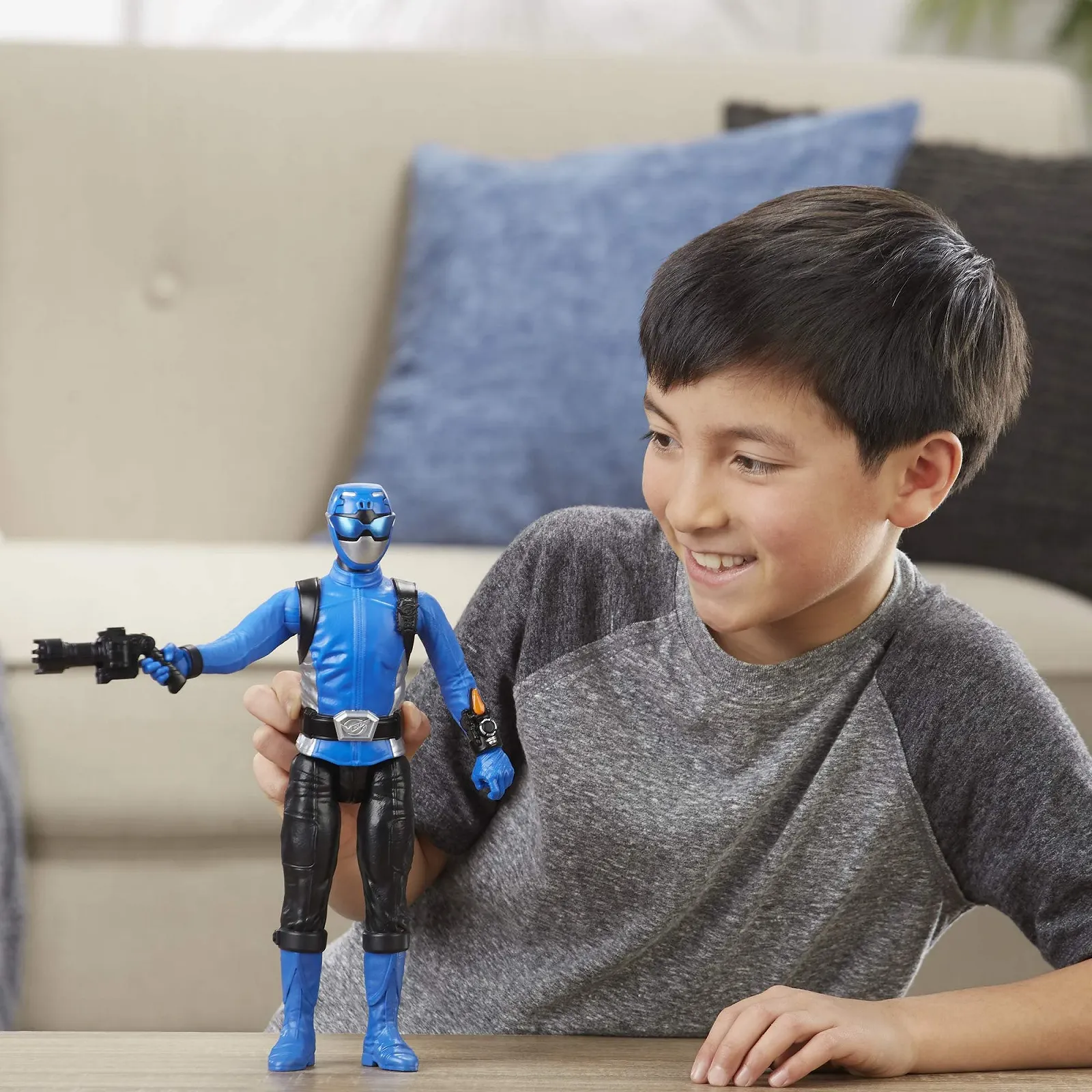 Фігурка Hasbro Power Rangers Beast Morphers Blue Ranger 12 дюймів, фото №8