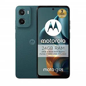 Смартфон Moto G05 24GB (8GB + 16GB RAM Boost)/256GB Super Bright Display 6.67" 50MP Portrait Mode IA Soft Luxe Corning Gorilla Glass 3 5200mAh Blue Spain - Фото 1