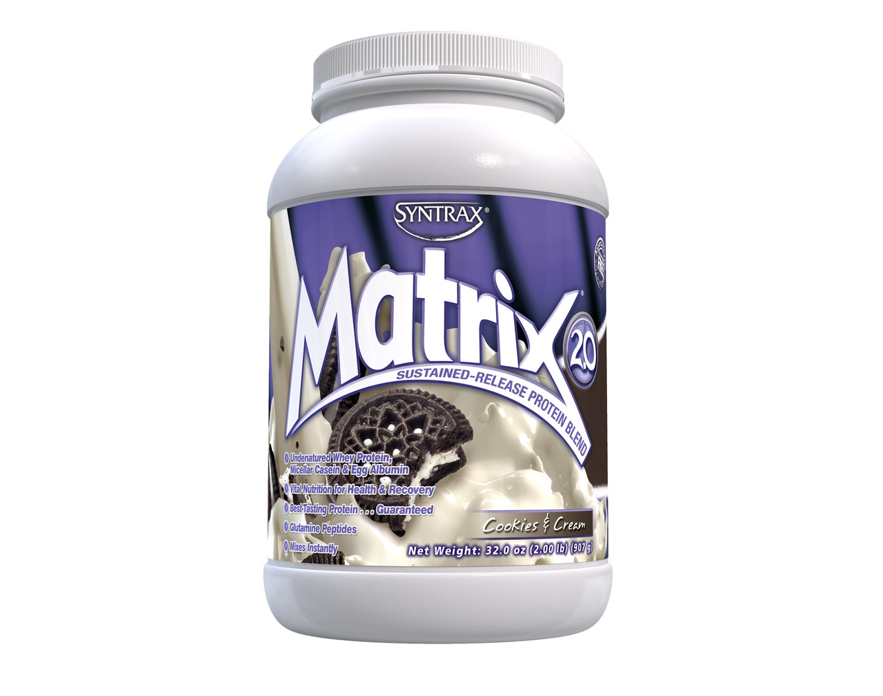 Протеин Syntrax Matrix 0.9 kg Cookies Cream, фото №1