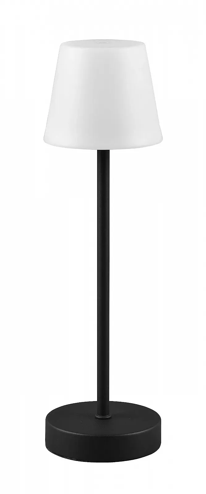 Вулична настільна лампа Reality Leuchten Martinez R54086132 LED Акумуляторна 2.2 Вт Сенсорна Матова чорна, фото №1