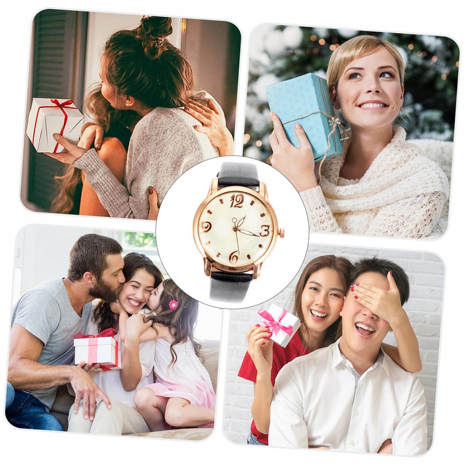 Женские наручные часы OATIPHO со змеиным узором и кожаным ремешком, фото №3