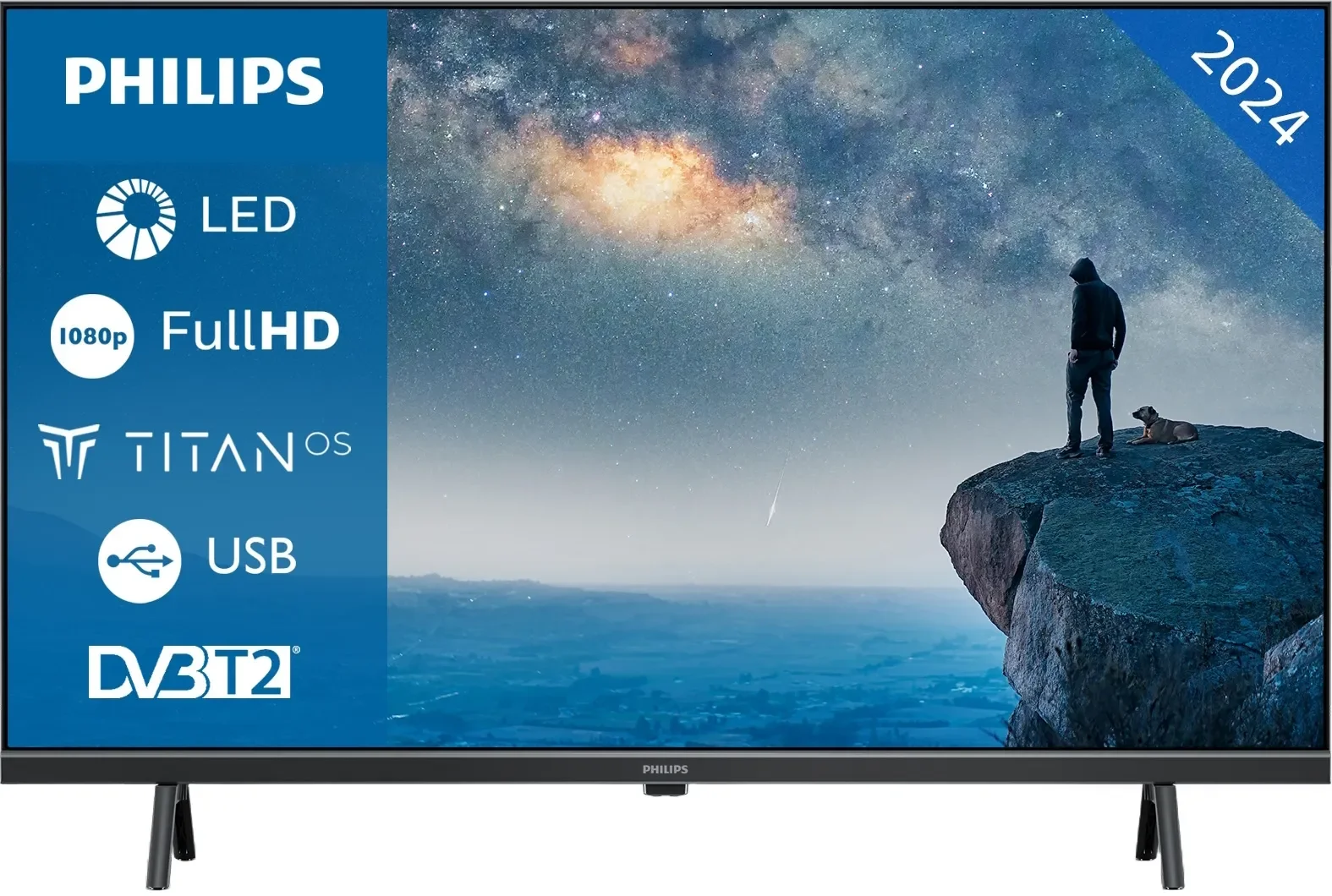 Телевізор 32" Philips 32PFS6109/12 / Full HD / 60 Гц / LED / Titan OS / Wi-Fi / T2, фото №1