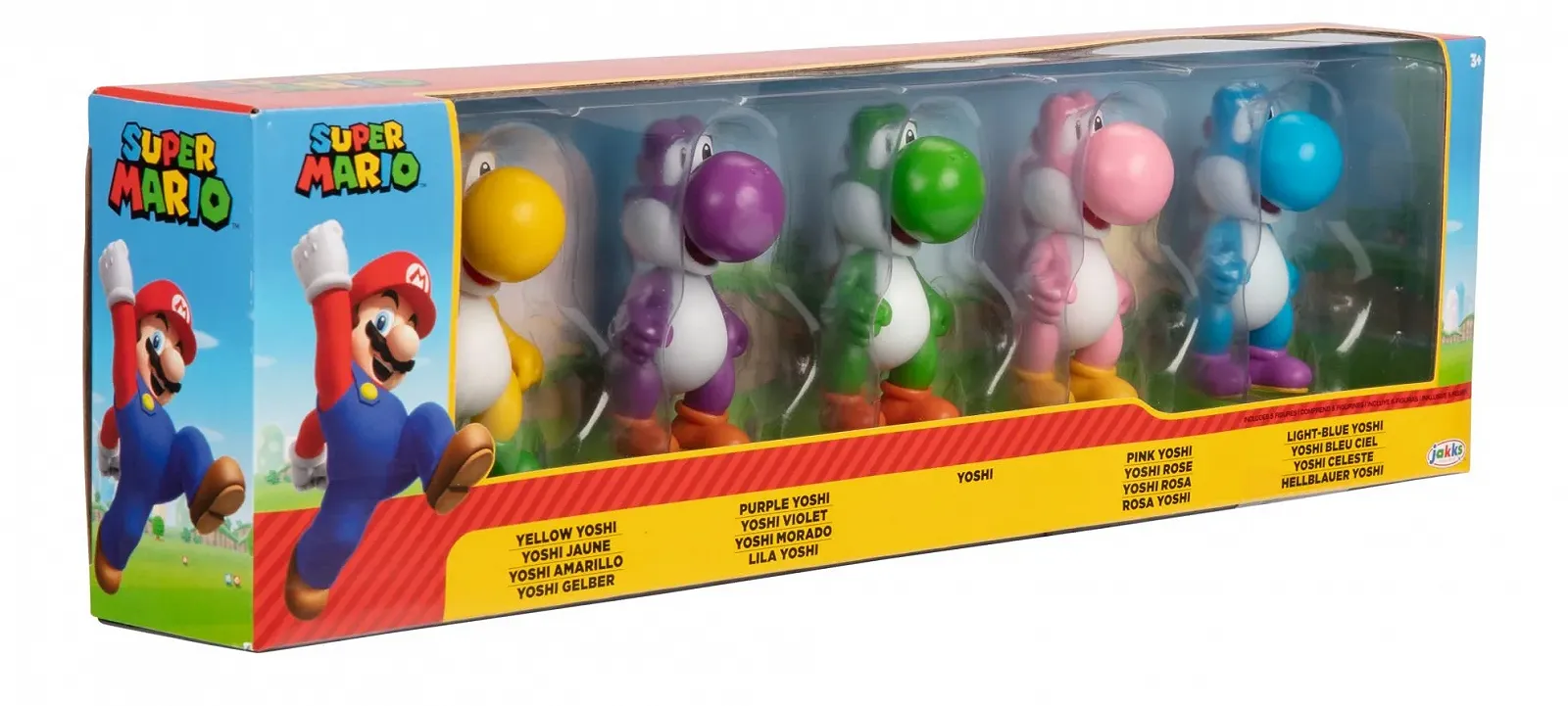 Набір фігурок Nintendo Yoshi / 5 штук / 6,5 см, фото №2 Набір фігурок Nintendo Yoshi / 5 штук / 6,5 см, фото №2