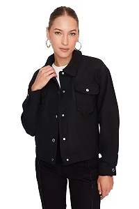 Пальто TRENDYOL Woven Plain Regular Shift - Фото 1