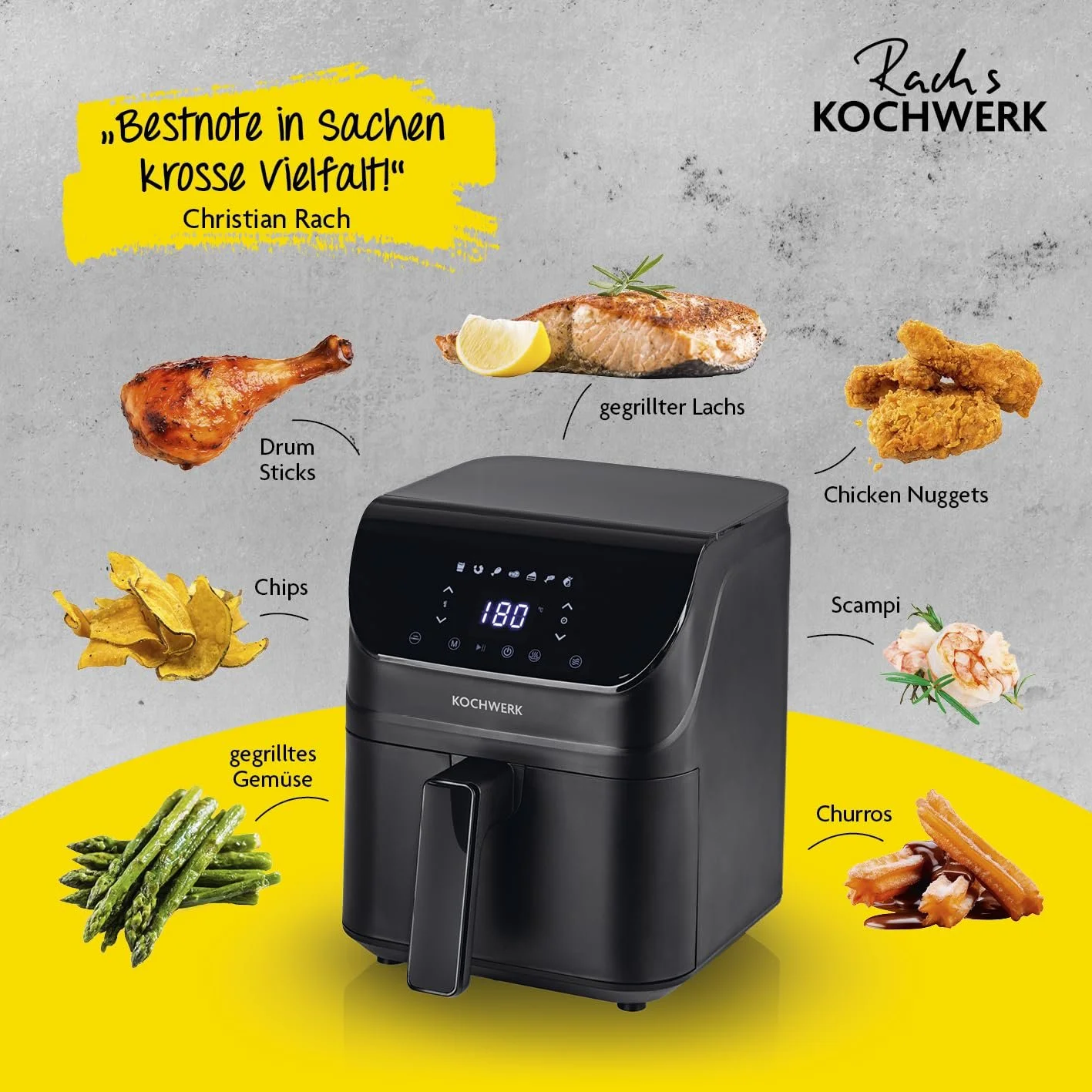 Мультипіч Rachs KOCHWERK Digital 4 л 1400 Вт, фото №3 Мультипіч Rachs KOCHWERK Digital 4 л 1400 Вт, фото №3