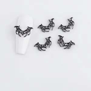 Украшения для ногтей Тип qbodp Halloween Dark Style Летучая мышь 50 шт - Фото 1
