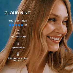 Випрямляч для волосся Cloud Nine The Touch Iron з сенсорним керуванням та керамічними пластинами ціна на synthetic.ua - Фото 1 Випрямляч для волосся Cloud Nine The Touch Iron з сенсорним керуванням та керамічними пластинами synthetic.ua - Фото 1