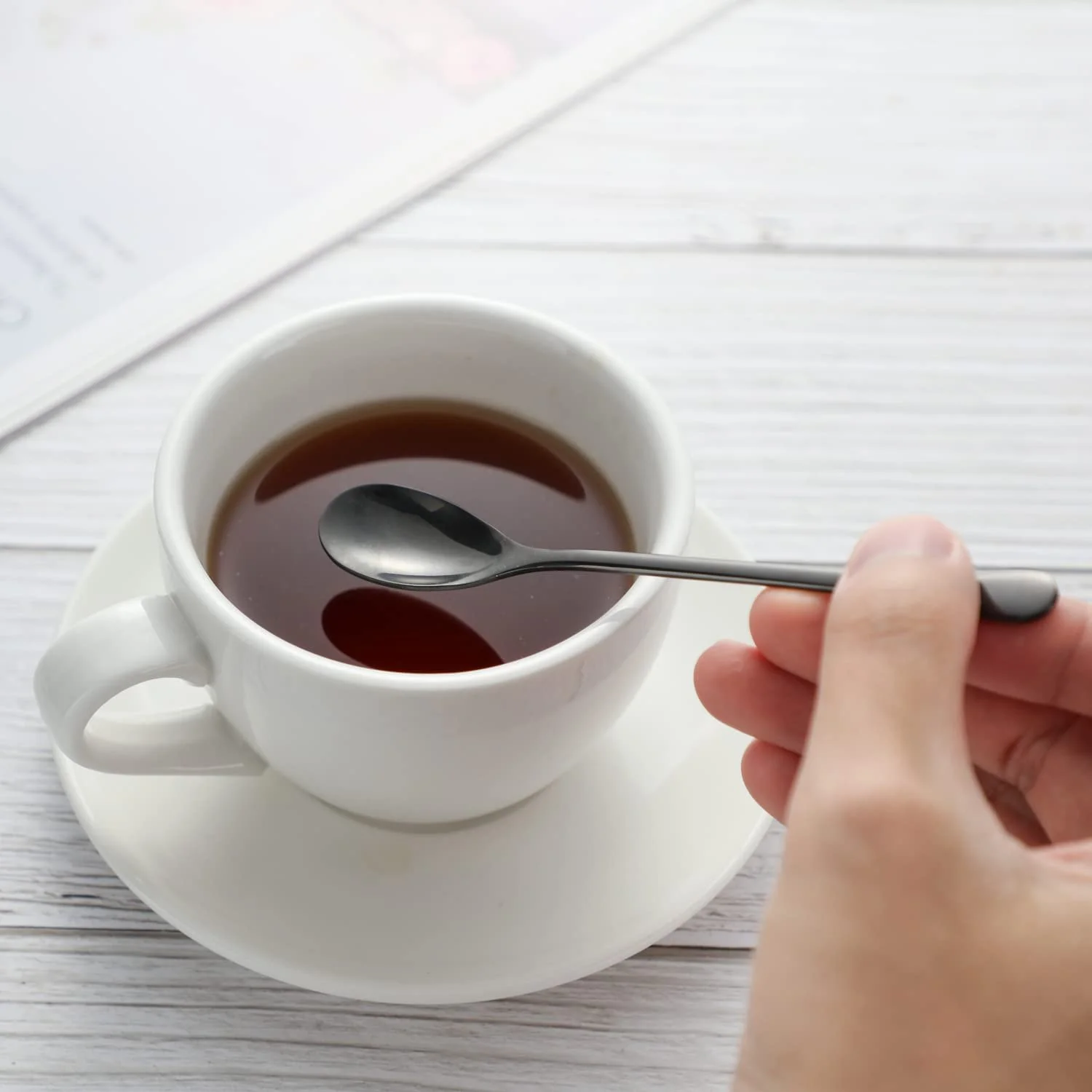 Кавова ложка Набір з 6 маленьких чайних з нержавіючої сталі, фото №3