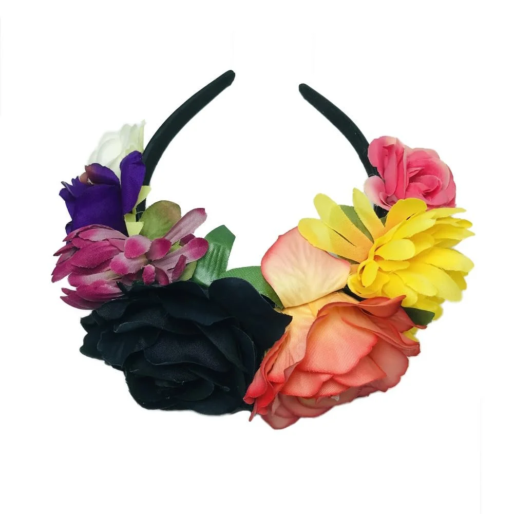 Обруч для волосся Квітка мексиканської троянди, фото №2