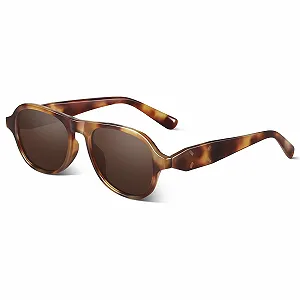 Солнцезащитные очки Kunchu Женские Поляризованные Большие Квадратные Металлическая Украшение - Фото 1