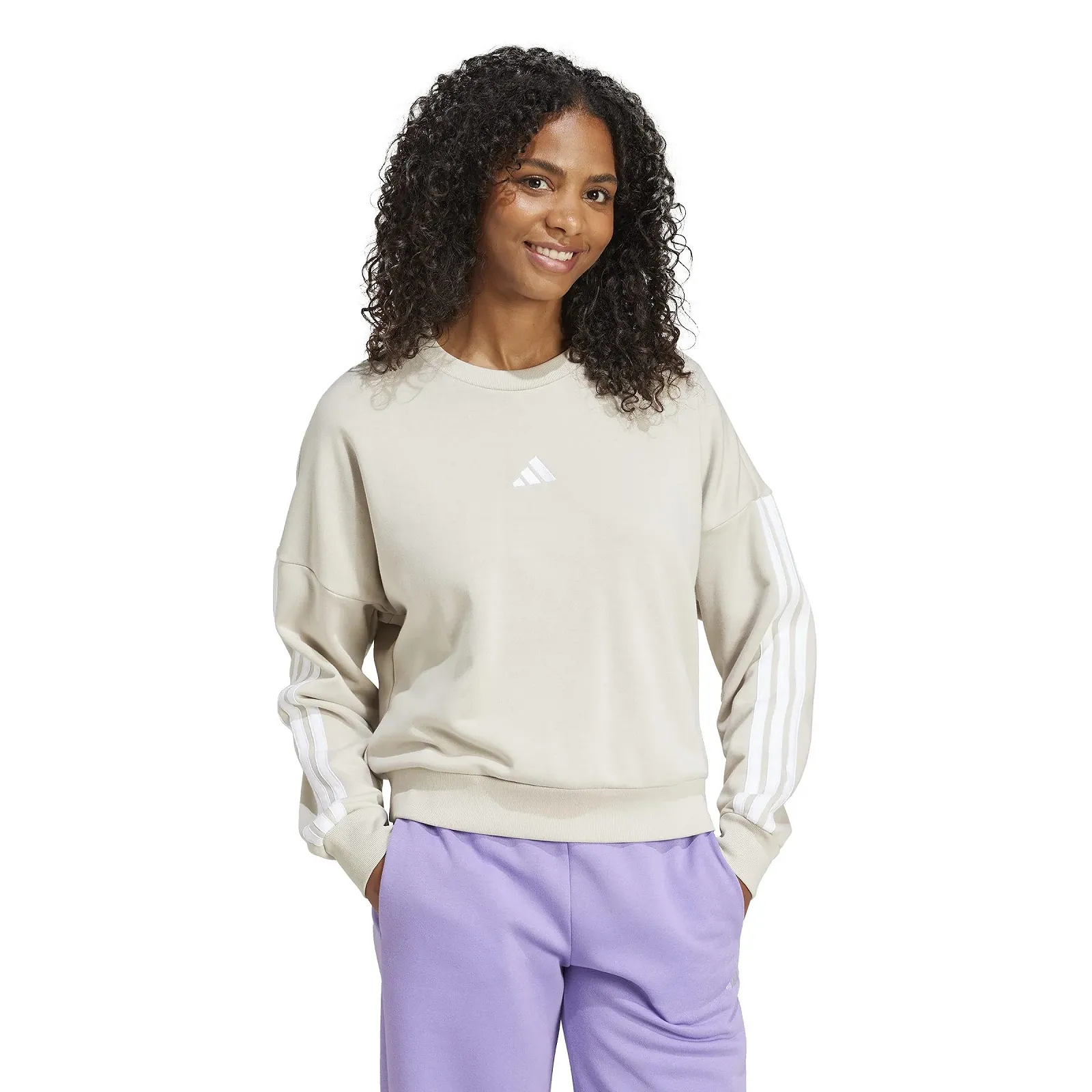 Женская Толстовка adidas Essentials 3-Stripes French Terry (1 шт. в упаковке), фото №4