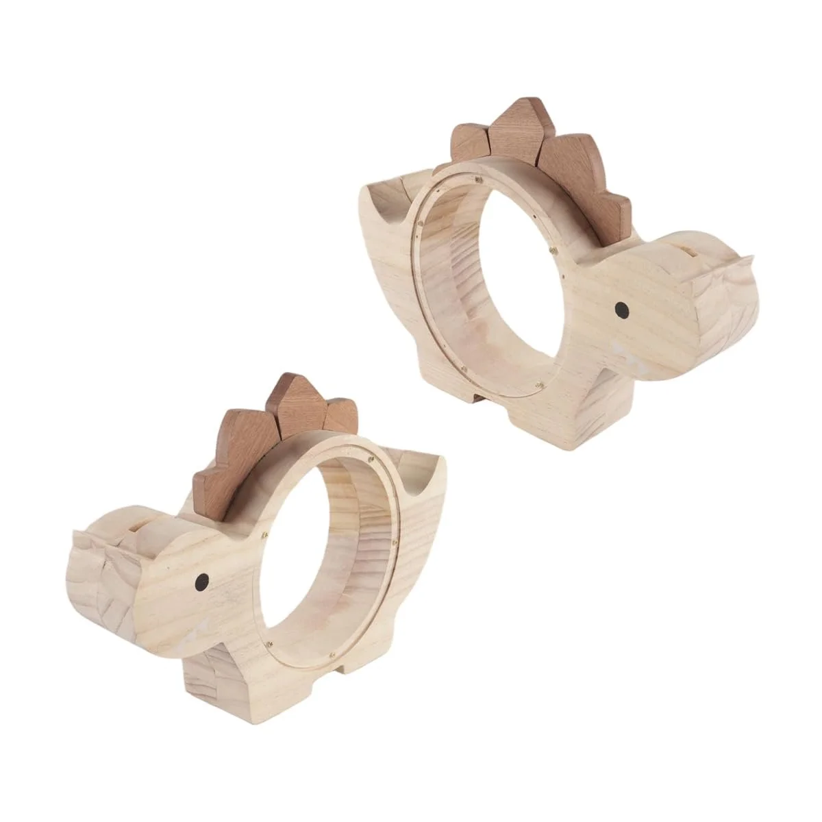 Скарбничка Динозавр Дерев'яна з акрилом, фото №2