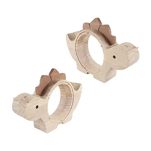 Скарбничка Динозавр Дерев'яна з акрилом synthetic.ua - Фото 1