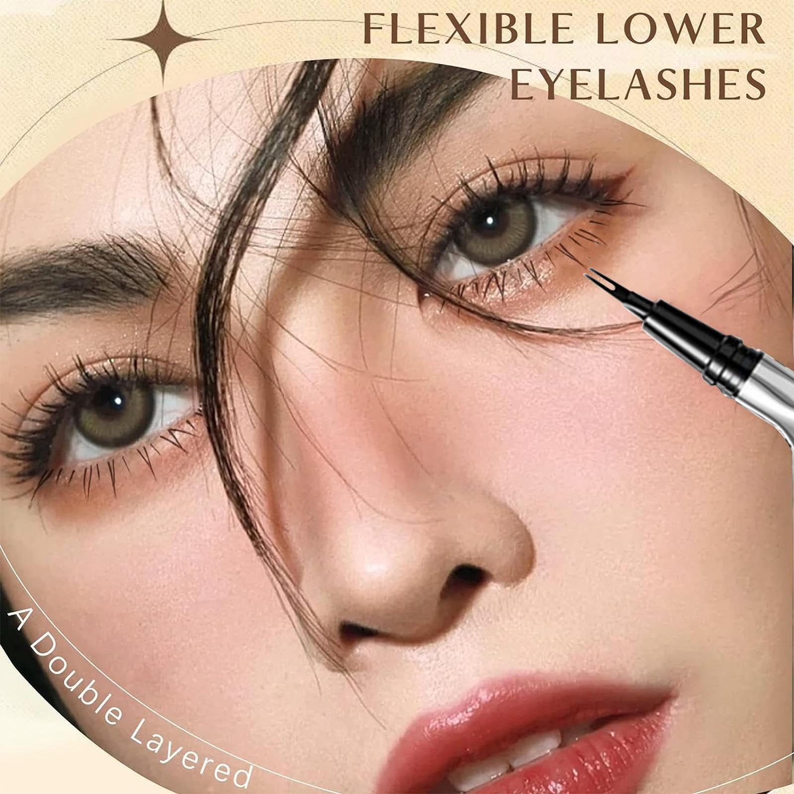 Жидкая подводка lyanny с двойным наконечником для нижних ресниц, фото №5