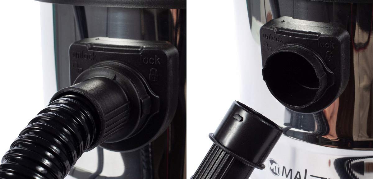 МалТек TurboVac ML2500-ASH-INDUSTRIAL камінний пилосос Нержавіюча сталь Пластик Сріблястий Жовтий, фото №8 МалТек TurboVac ML2500-ASH-INDUSTRIAL камінний пилосос Нержавіюча сталь Пластик Сріблястий Жовтий, фото №8