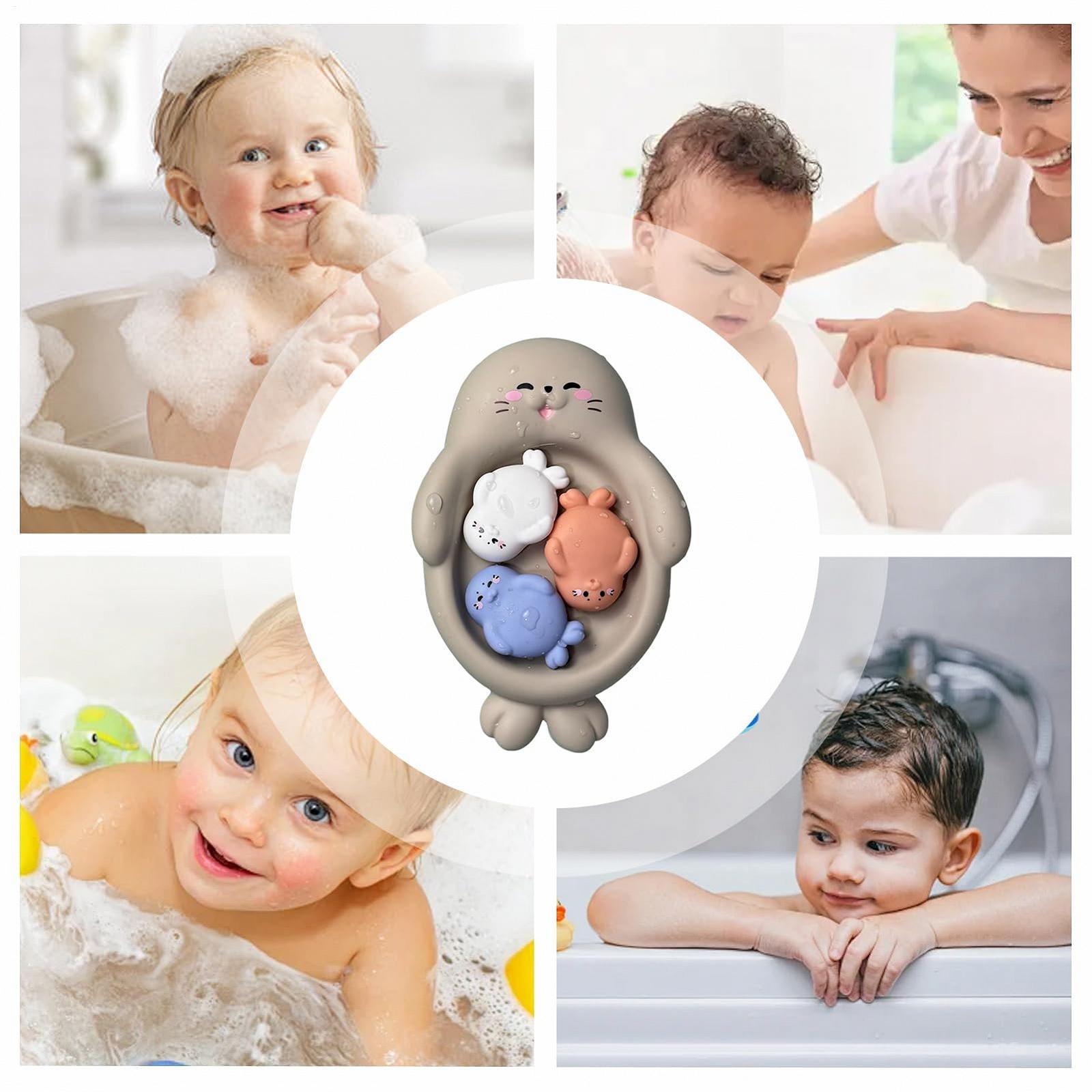 Набор игрушек для ванны Видра Гипопотам, фото №5